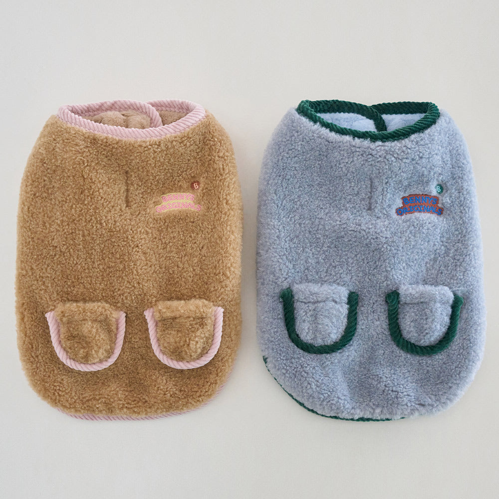 マイ ブー フリース ジャンパー (ブラウン)