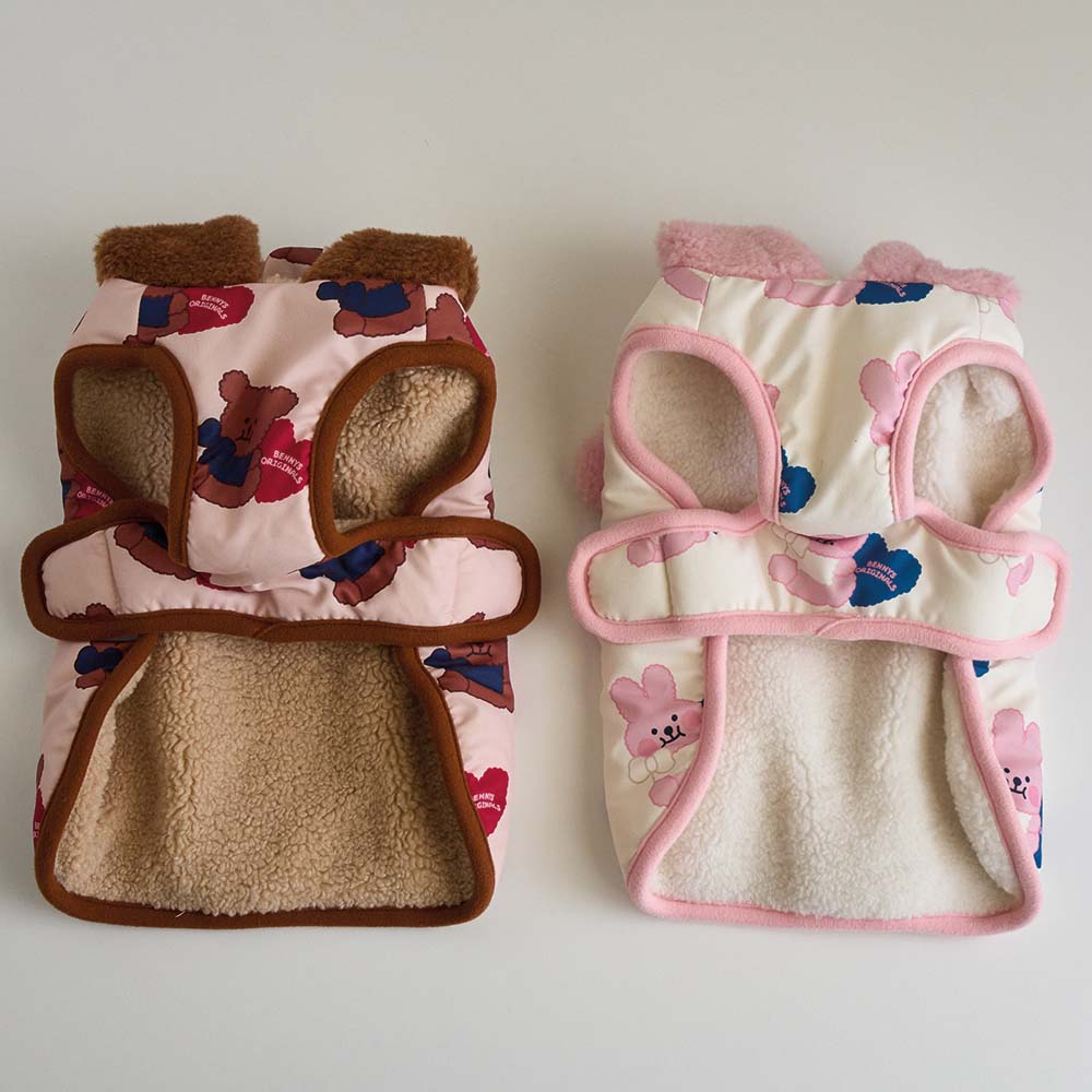 ハート ボム ダウン (ピンク)