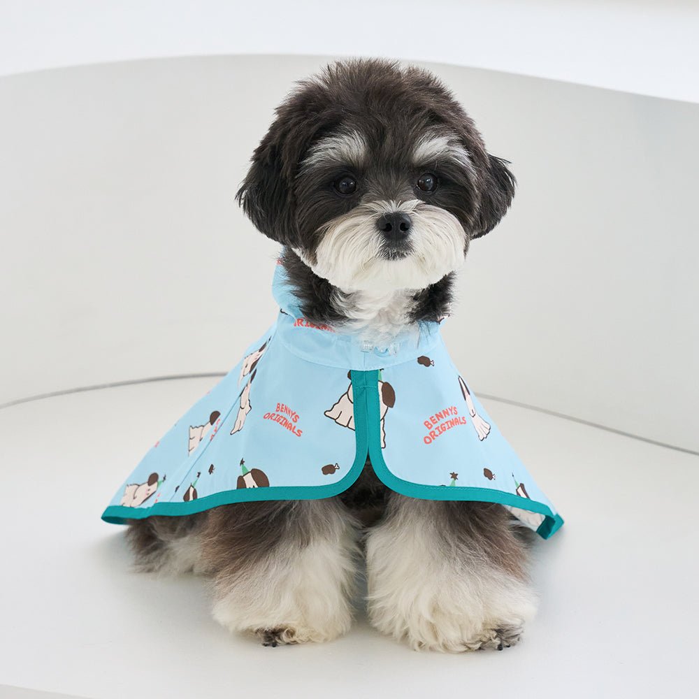 SPLASH PONCHO RAINCOAT (SKYBLUE)
