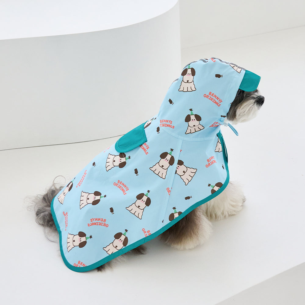 SPLASH PONCHO RAINCOAT (SKYBLUE)