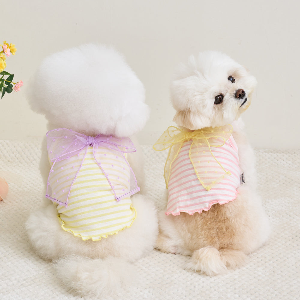 LOVELYZ RIBBON TOP (YELLOW)