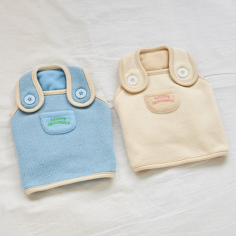 カスタード オープン ベスト (アイボリー)