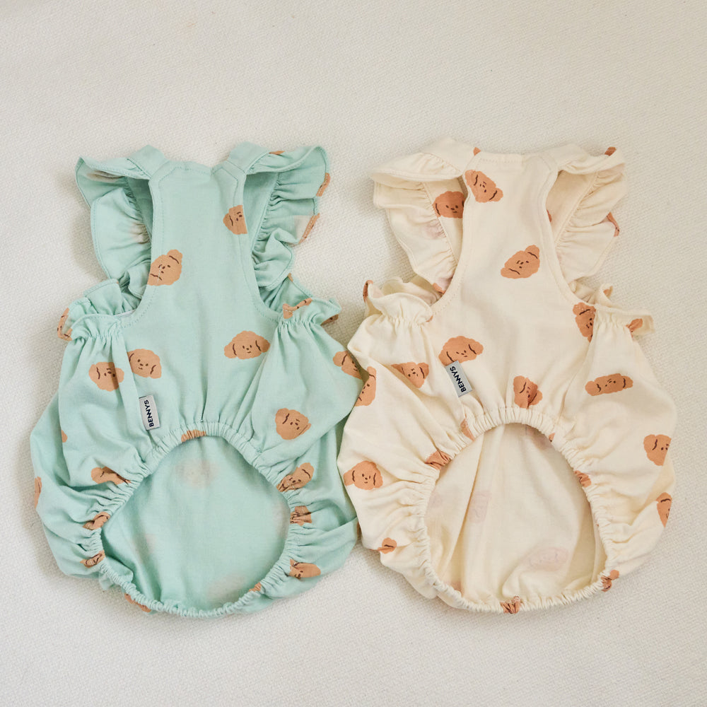 PAJAMA BALLOON TOP (IVORY)