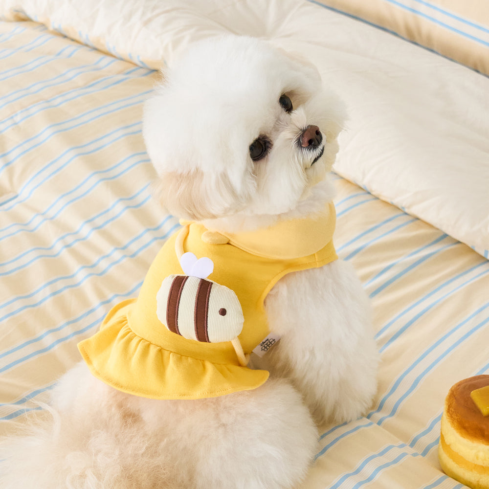 DISNEY] POOH COLLAR ONEPIECE (YELLOW) | ベニーズ公式ショップ