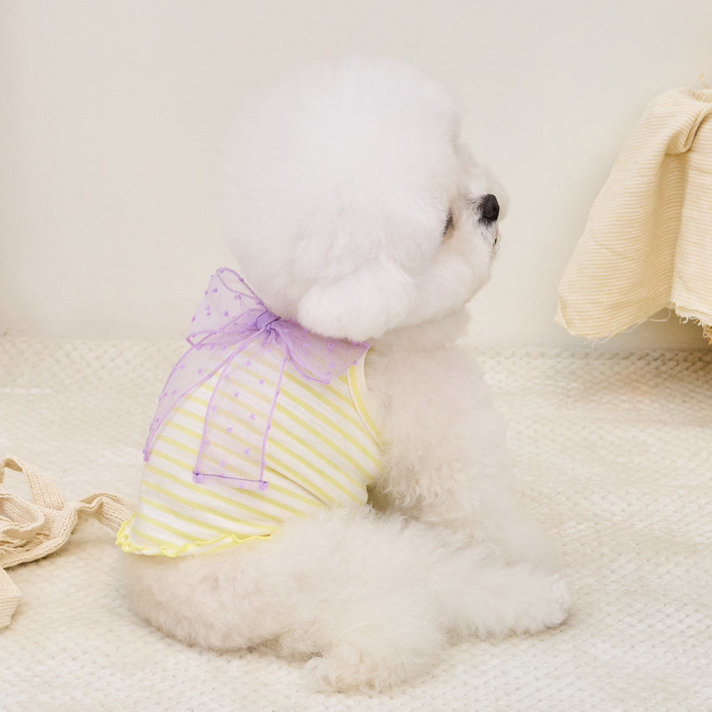 LOVELYZ RIBBON TOP (YELLOW)