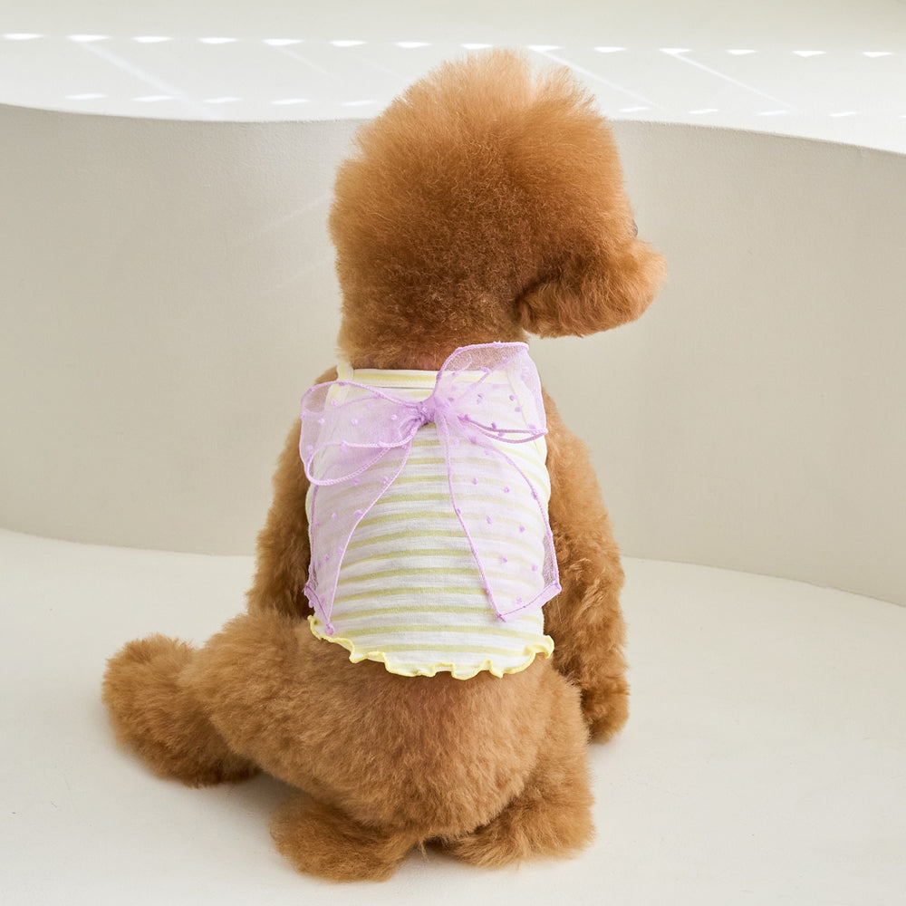LOVELYZ RIBBON TOP (YELLOW)