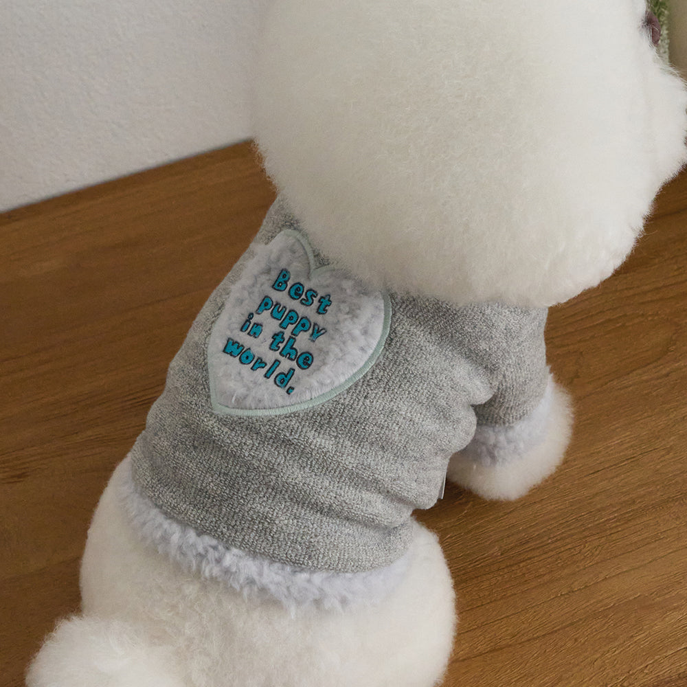 ベスト パピー Tシャツ (グレー)