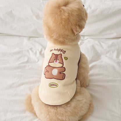 ソーハッピー ベルクロ Tシャツ (アイボリー)