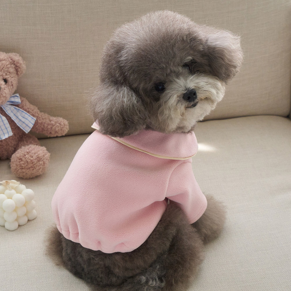 シュークリーム フリース ジャンパー (ピンク)