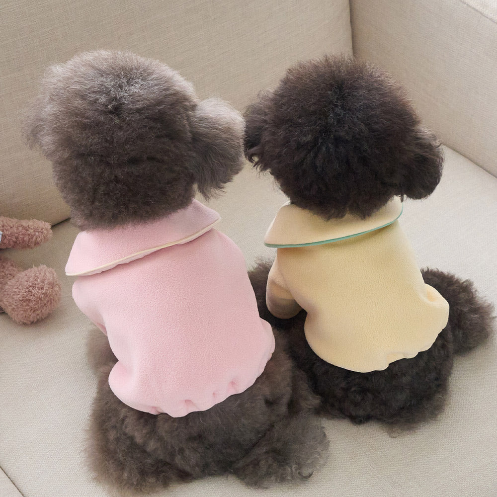 シュークリーム フリース ジャンパー (ピンク)