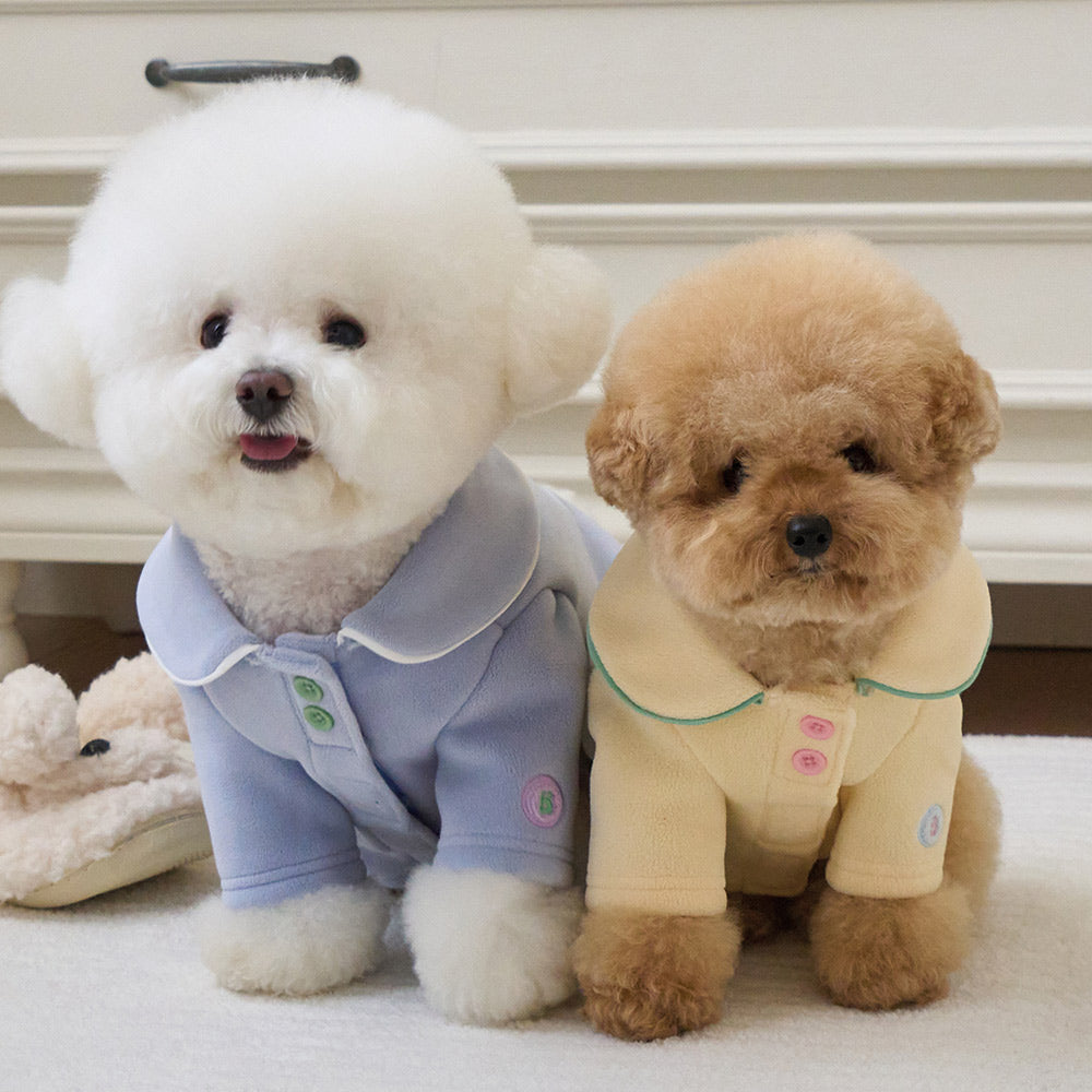 シュークリーム フリース ジャンパー (スカイブルー)