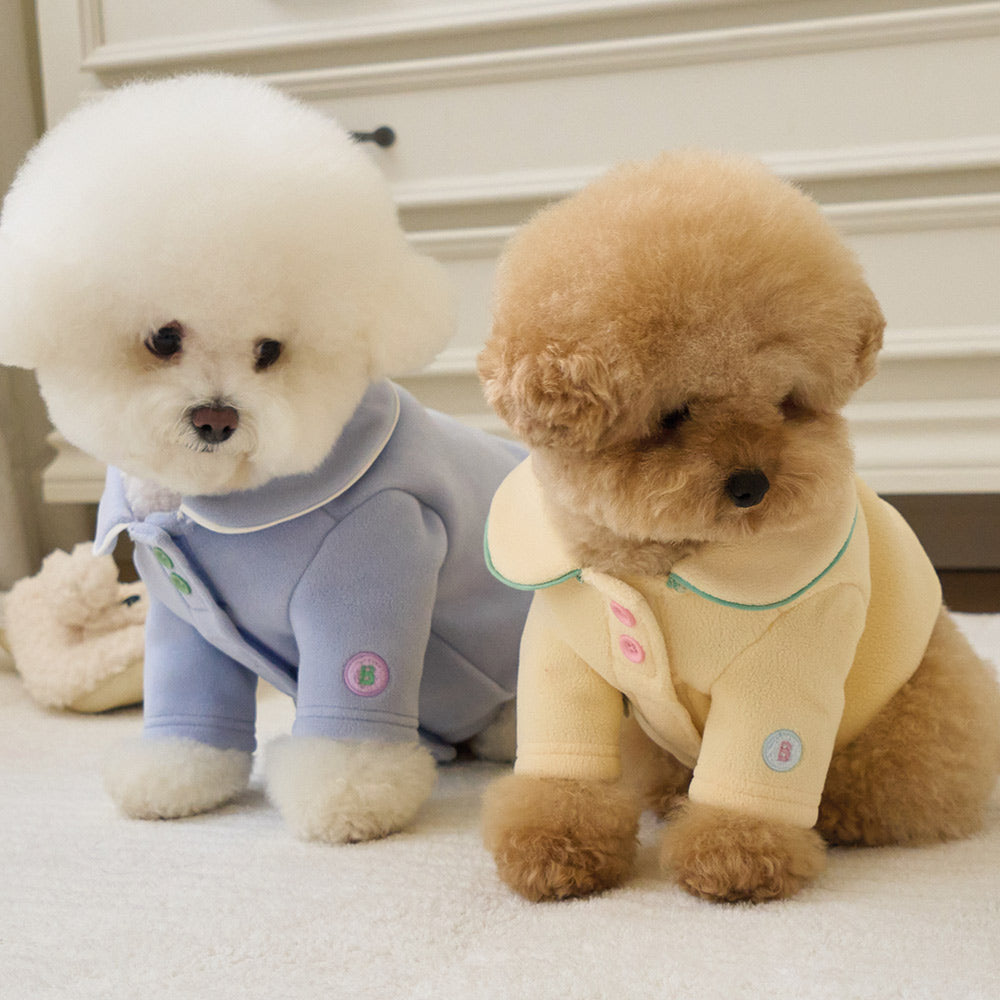 シュークリーム フリース ジャンパー (スカイブルー)