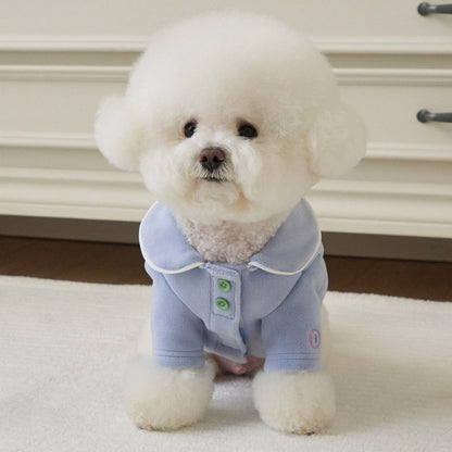 シュークリーム フリース ジャンパー (スカイブルー)