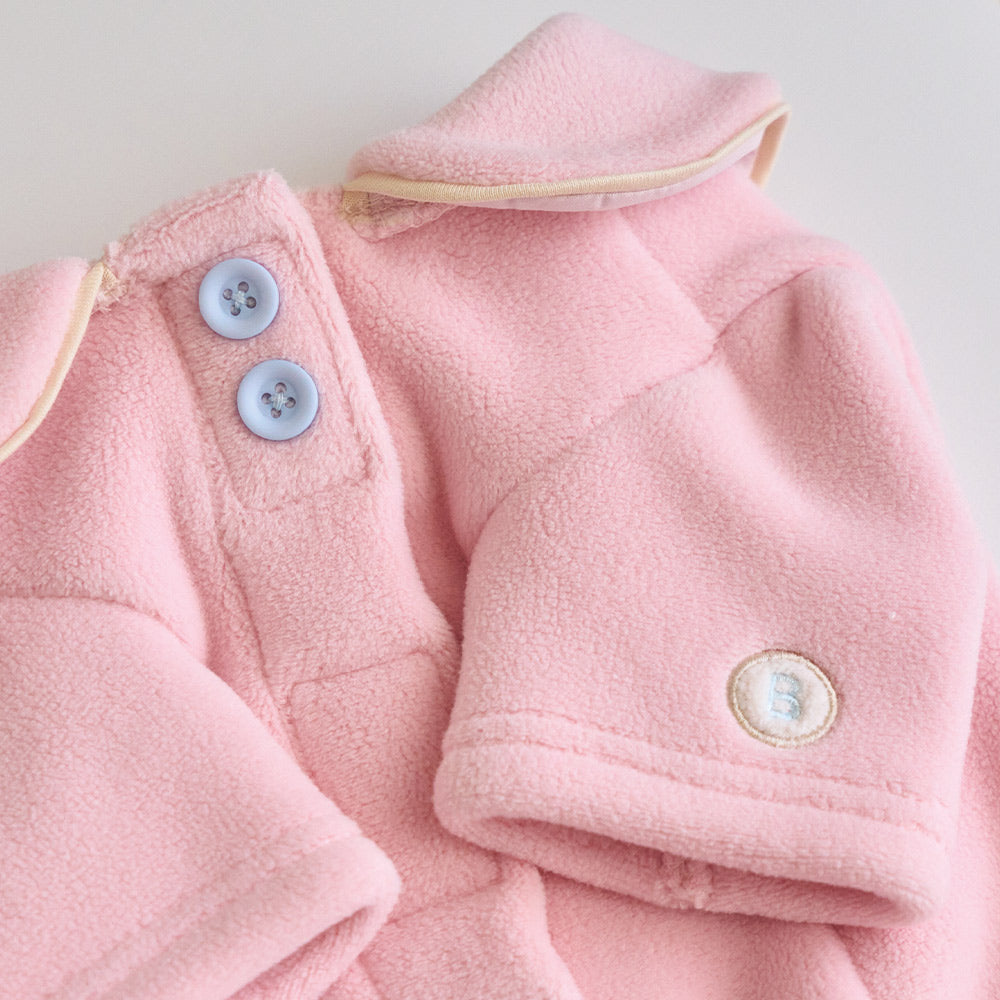 シュークリーム フリース ジャンパー (ピンク)