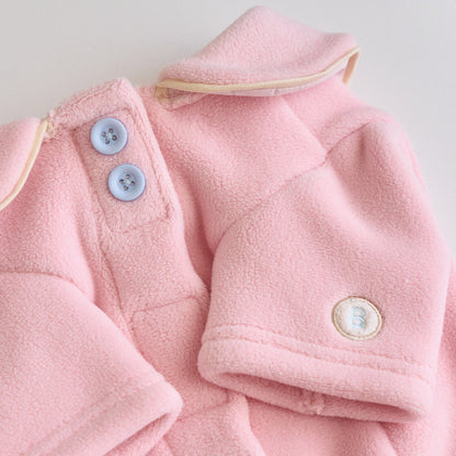 シュークリーム フリース ジャンパー (ピンク)