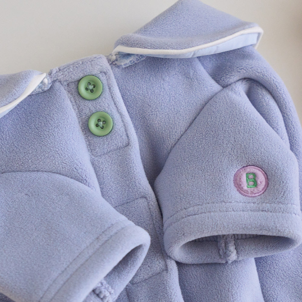 シュークリーム フリース ジャンパー (スカイブルー)