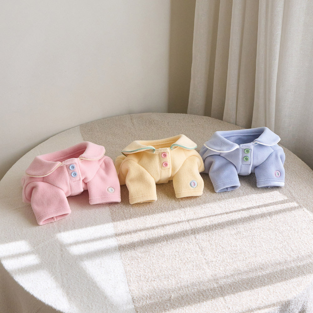 シュークリーム フリース ジャンパー (ピンク)