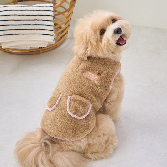 マイ ブー フリース ジャンパー (ブラウン)