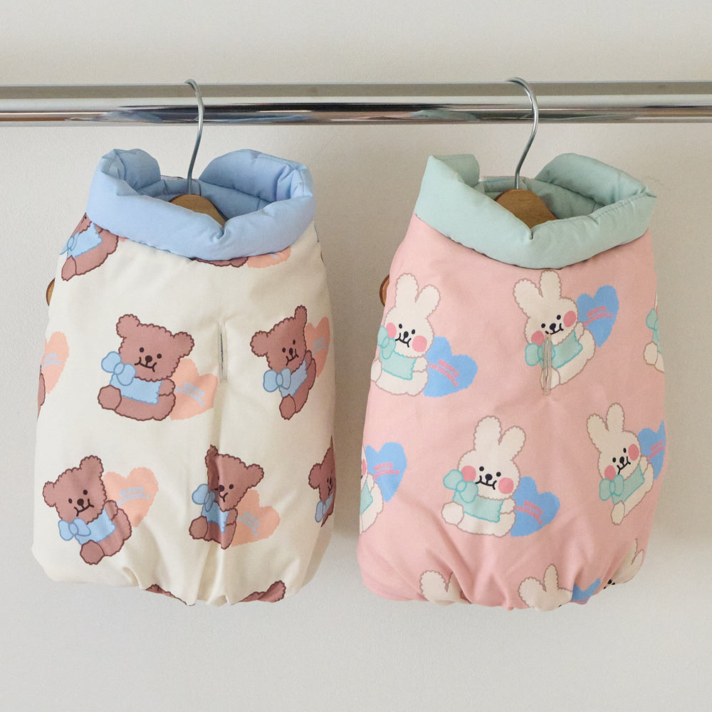 ジェラート リバーシブル ダウン (ピーチ)