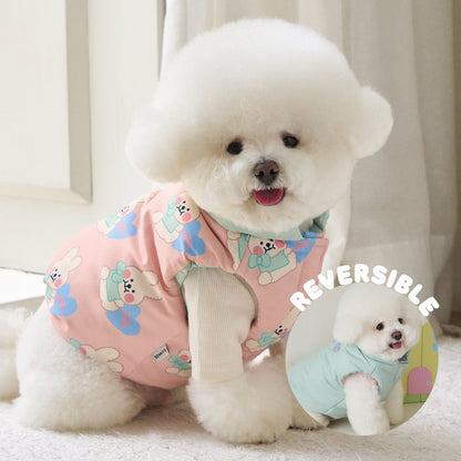 ジェラート リバーシブル ダウン (ピーチ)