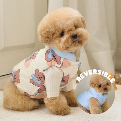 ジェラート リバーシブル ダウン (アイボリー)