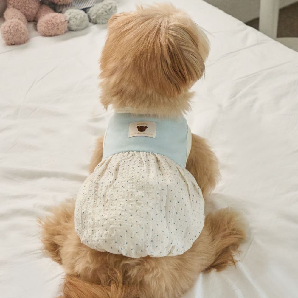 ベネット バルーンワンピース (スカイブルー)