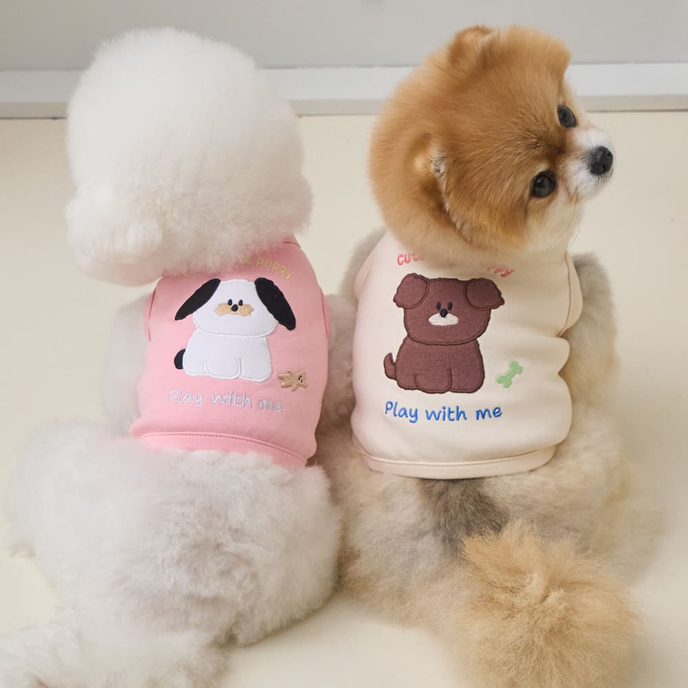 プレイ ウィズ ミー クロップ Tシャツ (ピンク)