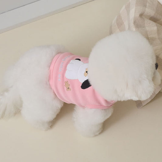 プレイ ウィズ ミー クロップ Tシャツ (ピンク)