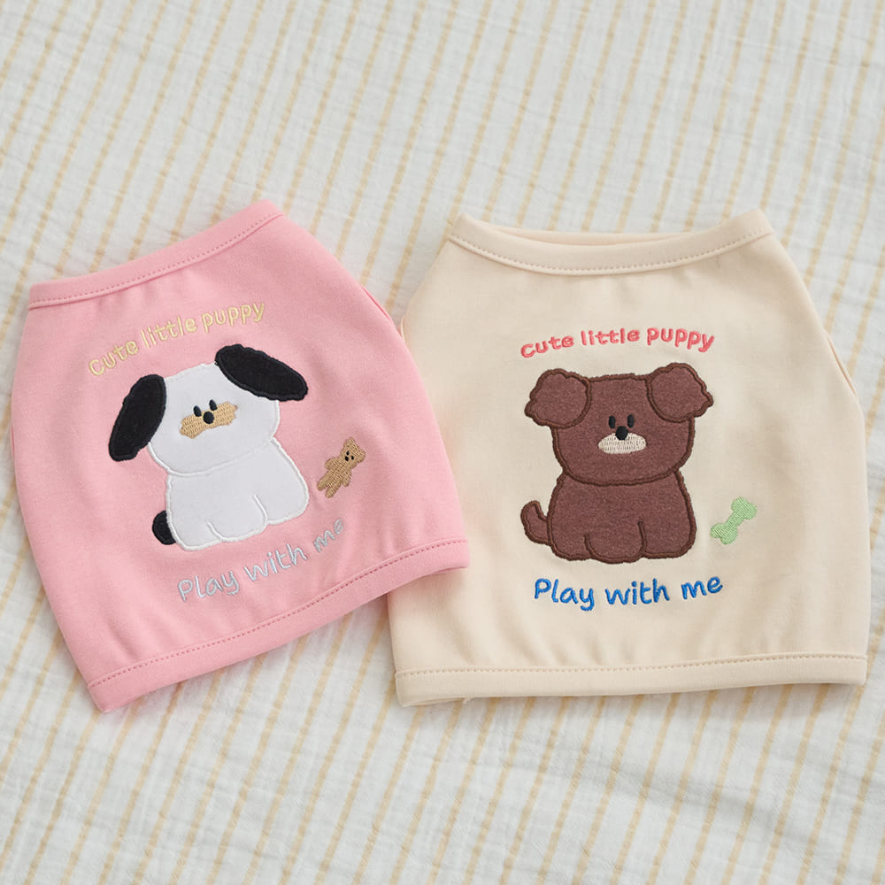 プレイ ウィズ ミー クロップ Tシャツ (ピンク)