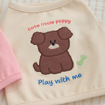 プレイ ウィズ ミー クロップ Tシャツ (アイボリー)