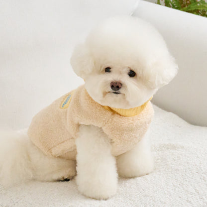 BEAR SNOOD FLEECE JUMPER (IVORY)