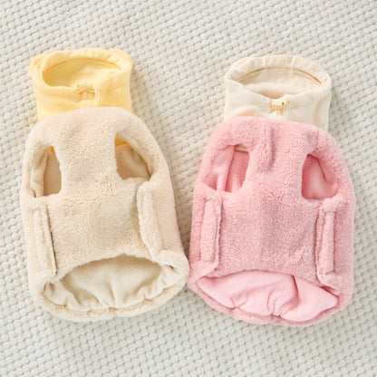 BEAR SNOOD FLEECE JUMPER (IVORY)