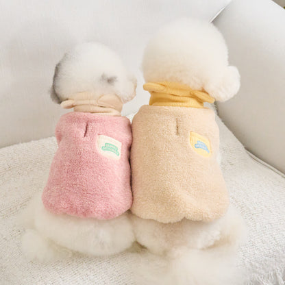 BEAR SNOOD FLEECE JUMPER (IVORY)