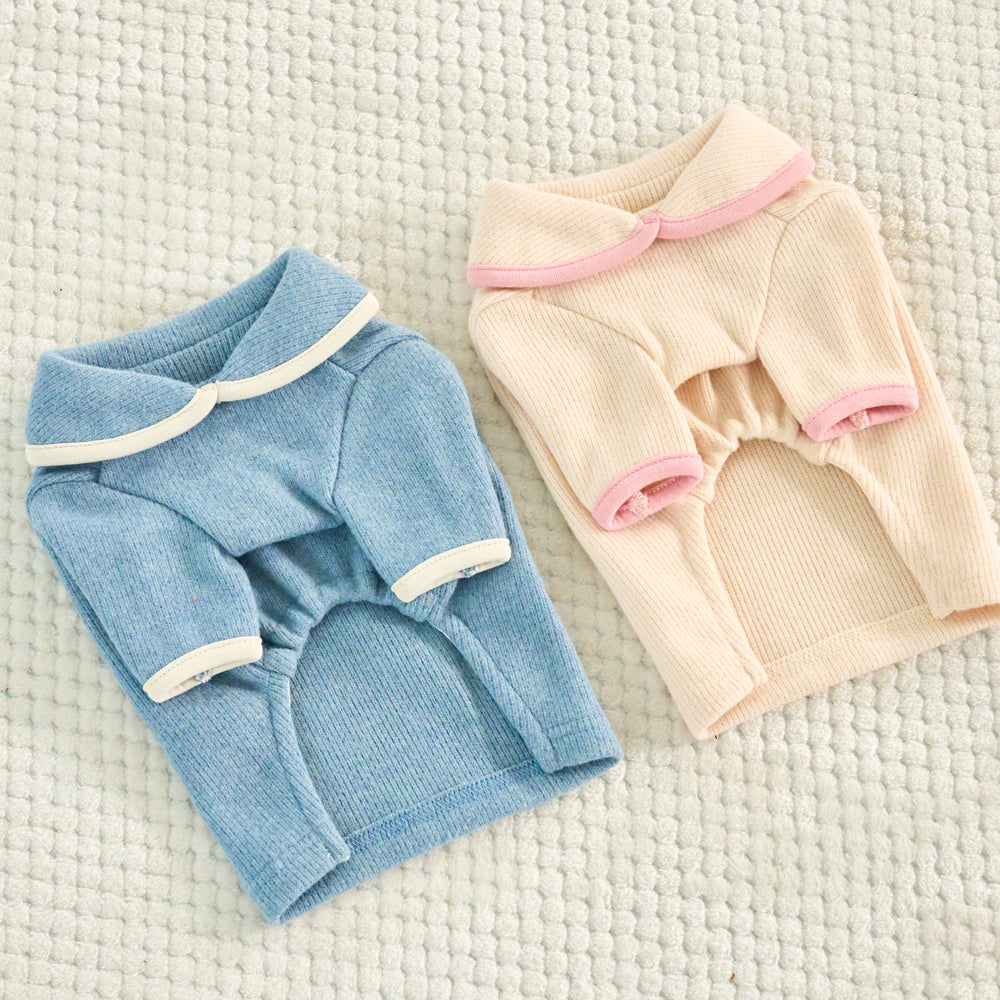 TARTE COLLAR KNIT (SKY BLUE)