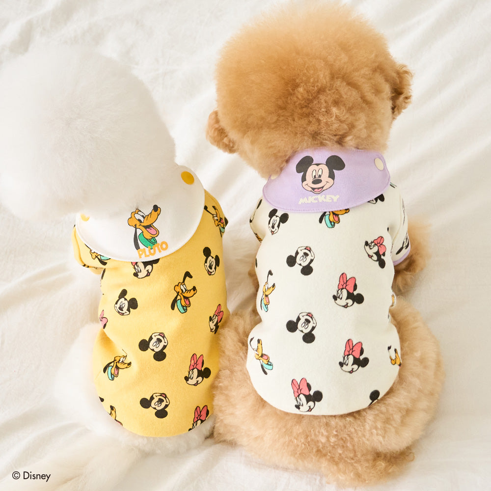 お取り寄せ】[ディズニー] プルート ビブTシャツ (イエロー