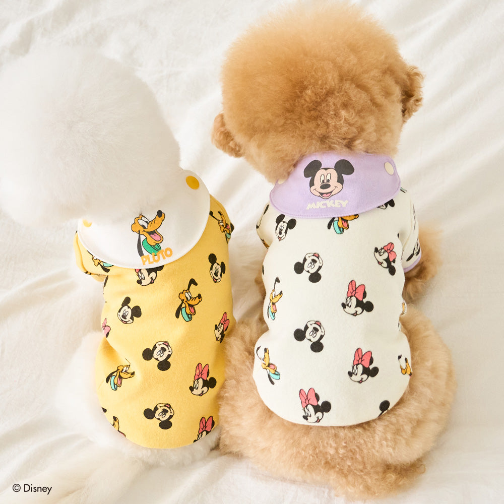 【予約】[DISNEY] PLUTO BIB T-SHIRT (YELLOW)