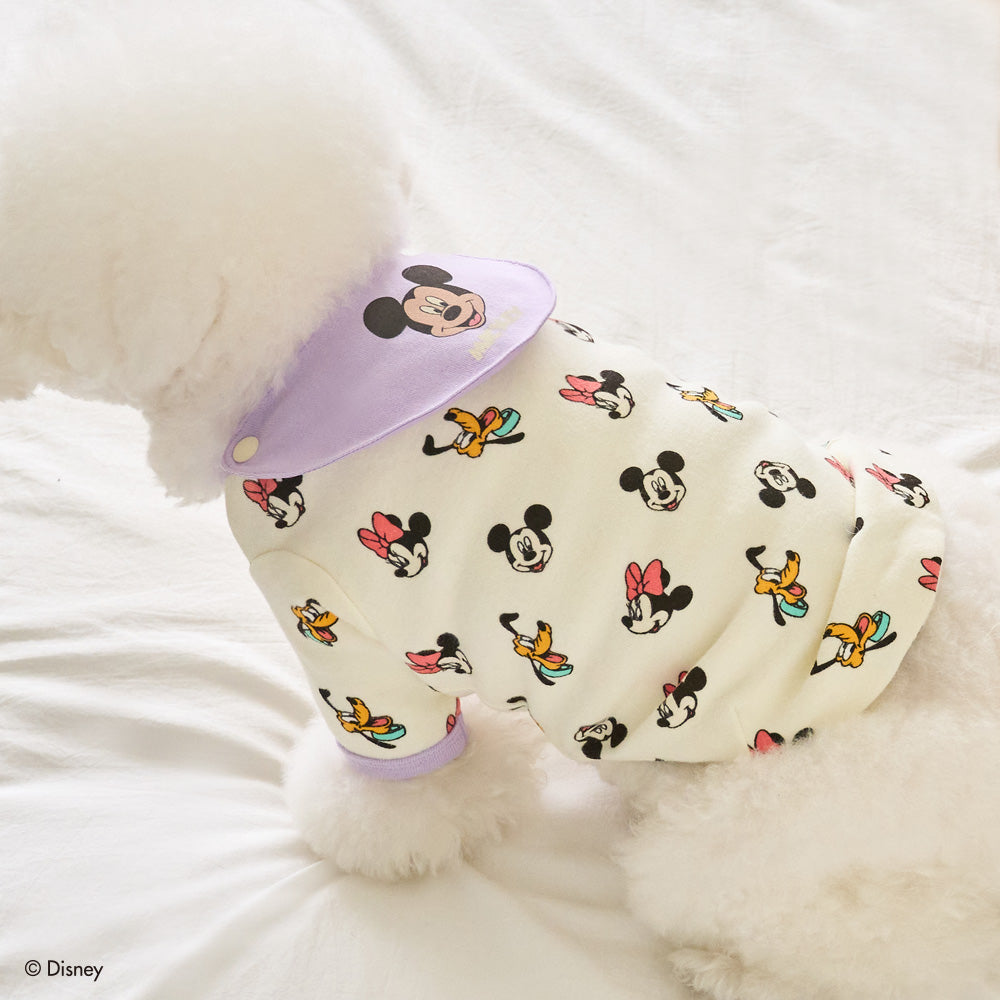 【予約】[DISNEY] MICKEY BIB T-SHIRT (IVORY)