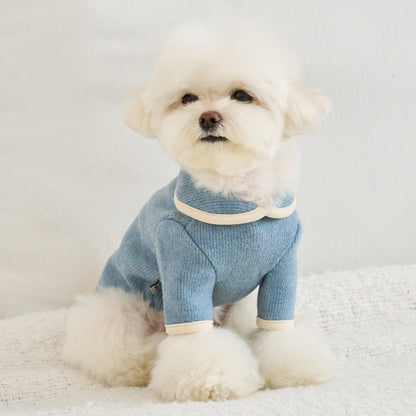 TARTE COLLAR KNIT (SKY BLUE)