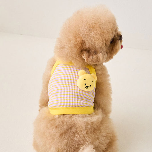 [DISNEY] POOH DOLL CROP TOP (YELLOW)