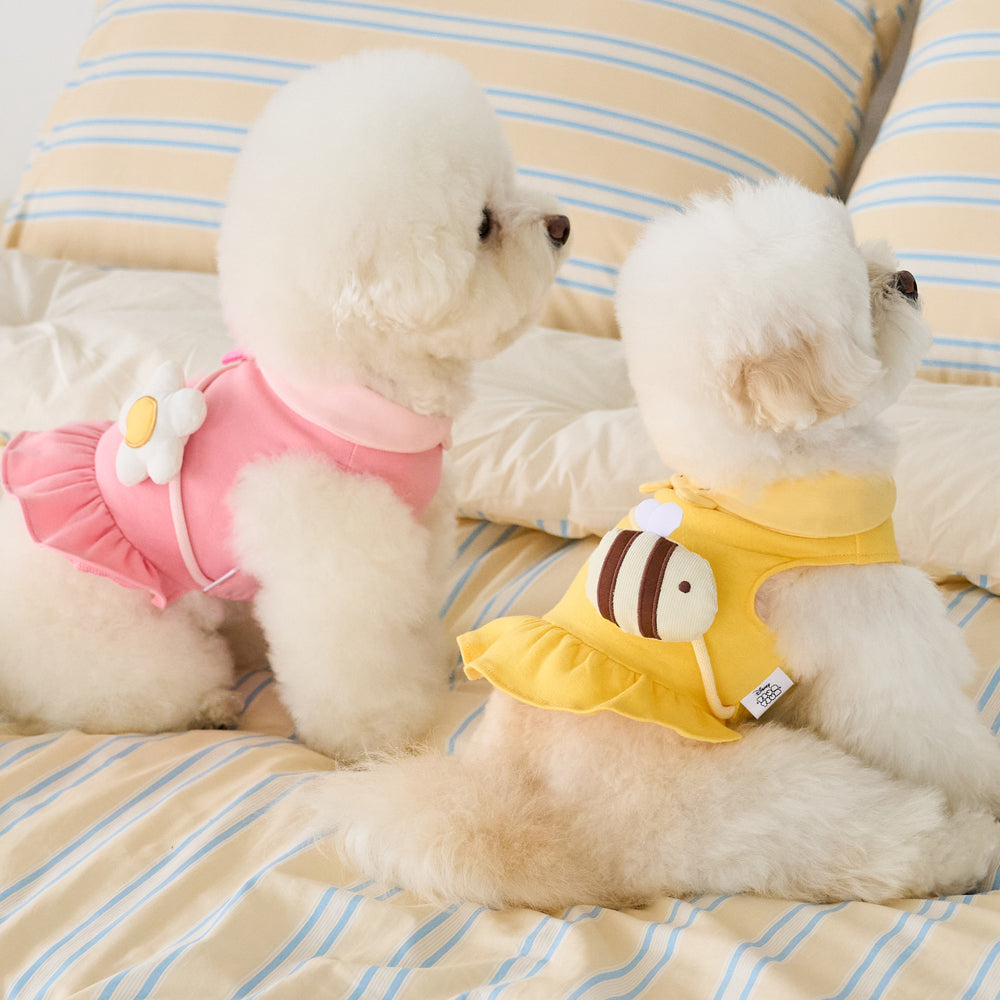 DISNEY] POOH COLLAR ONEPIECE (YELLOW) | ベニーズ公式ショップ