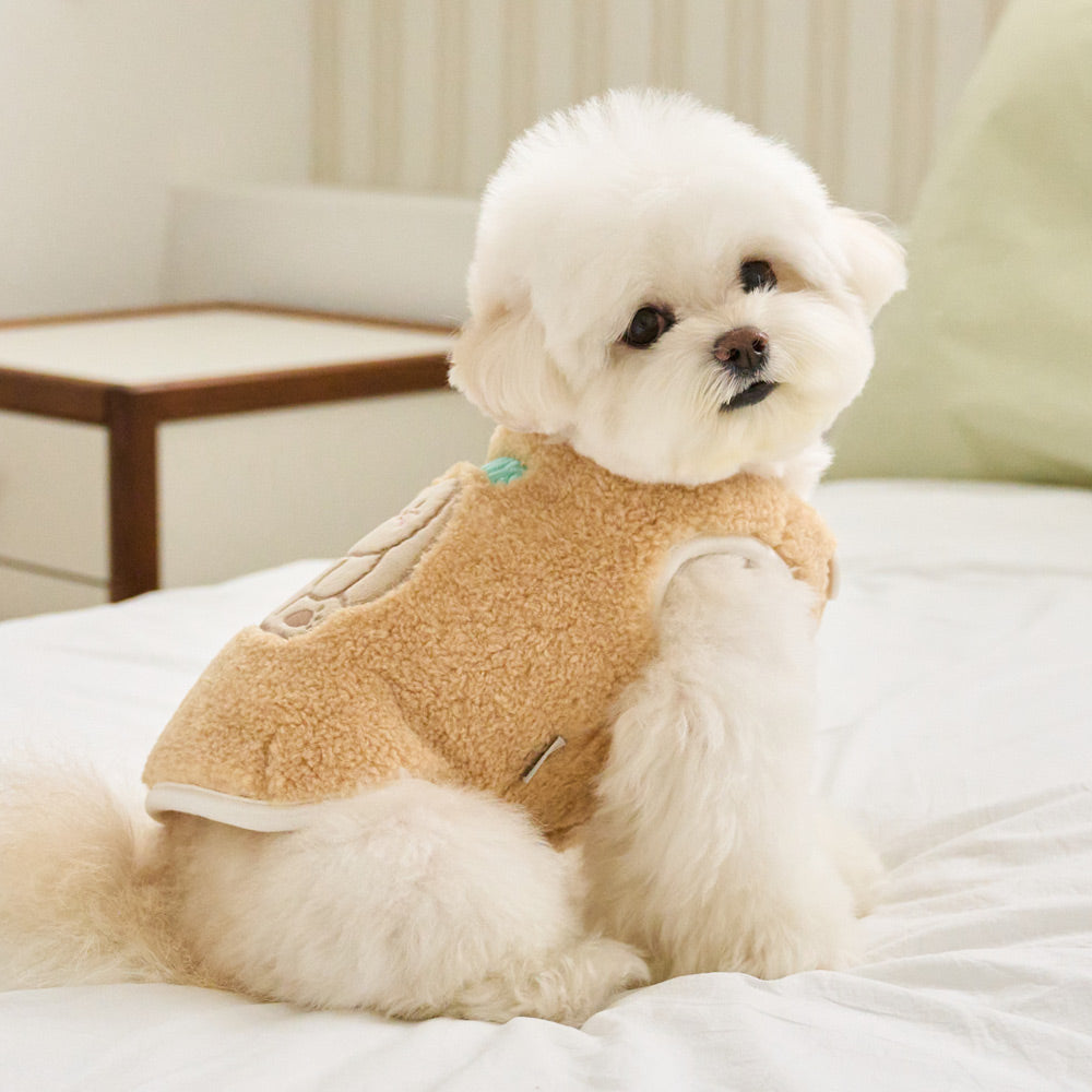 WITH BUNNY FLEECE JUMPER (BEIGE)